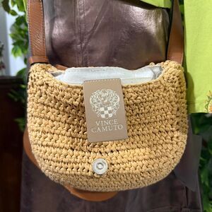 Vince Camuto Tan Crossbody Bag